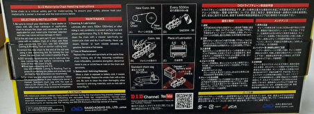 Did 530-112Vx3 2000-2004 Suzuki GSF 600 Bandit S Uyumlu Zincir Vx3 Xring Gold (Sarı) Renk