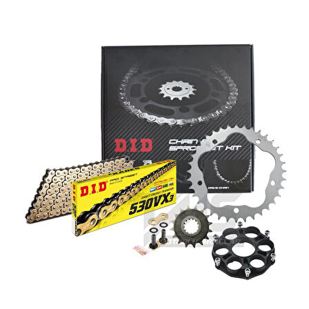 Did-Jt 2007-2014 Suzuki GSF 650 Bandit S Uyumlu Zincir Dişli Set Gold (Sarı) Renk