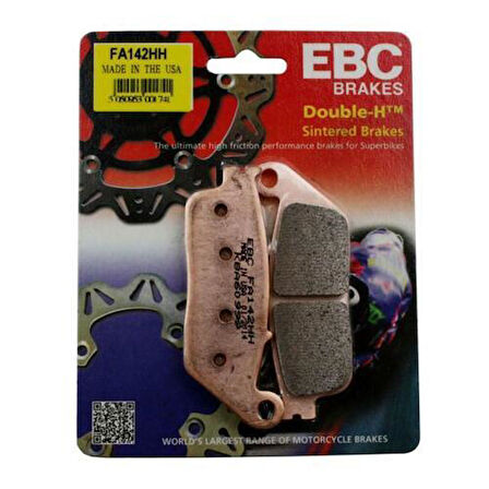 Ebc Fa142Hh 2012-2018 Suzuki GW250 Inazuma Uyumlu Ön Fren Balatası Sinterli Balata