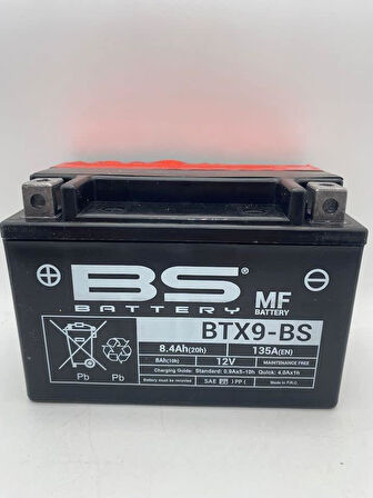 Bs Btx9-Bs 2023-2024 Suzuki GSX 8R Uyumlu Akü Sulu Akü