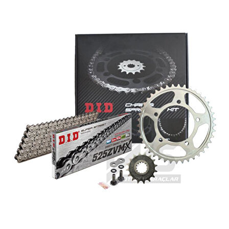 Did Zvm-x-Sunstar 2023-2024 Suzuki GSX 8S Uyumlu Zincir Dişli Set Çelik Renk