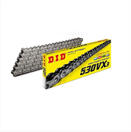 Did 530-112Vx3 2007-2008 Suzuki GSX-R 1000 Uyumlu Zincir Vx3 Xring Çelik Renk