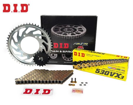Did-Jt 2008-2024 Suzuki GSX-R 1300 Hayabusa Uyumlu Zincir Dişli Set Gold (Sarı) Renk