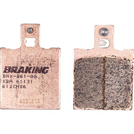 Braking 612Cm56 2003-2006 Ducati Monster 620ie Uyumlu Arka Fren Balatası Sinterli Balata