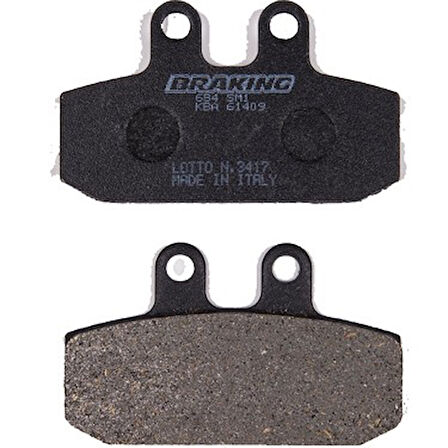 Braking 648Sm1 2008-2016 Aprilia Mana 850 GT ABS Arka Fren Balatası