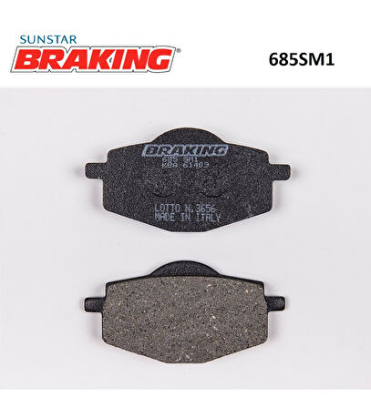 Yamaha Xt 600 E Arka Fren Balatası Braking 685Sm1 Yarı Metalik Balata