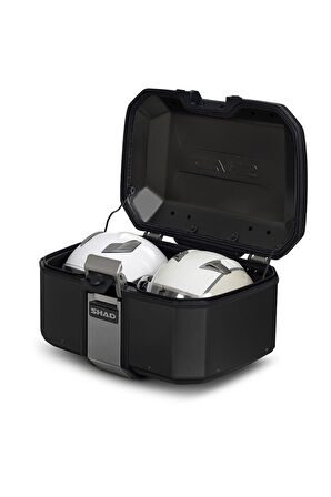 Shad Motosiklet Çanta - Topcase - Terra Tr55 Alüminyum Çanta Siyah Black