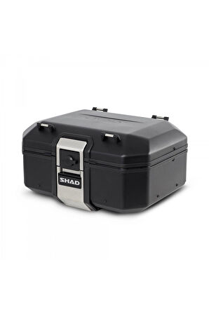Shad Motosiklet Çanta - Topcase - Tr37 Terra Black Edition Arka Çanta 37Lt (Kask Siğmaz)