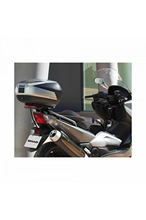 Shad Motosiklet Çanta - Topcase - Sh48 Arka Çanta Karbon Tıtanıum 48Lt (Sirt Dayama Dahi̇l)