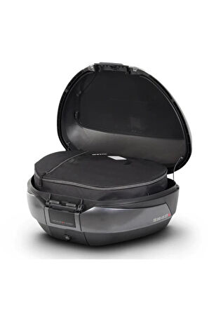 Shad Motosiklet Çanta - Topcase - Sh48 Si̇yah/Carbon Motosi̇klet Canta Ve Sirtlik (48 Litre)