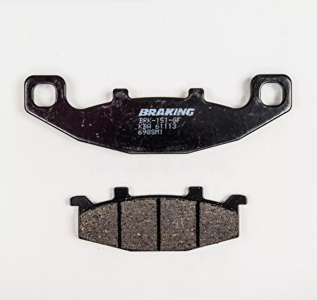 Braking 698Sm1 1997-2007 Kawasaki ER-5 Uyumlu Ön Fren Balatası Yarı Metalik Balata