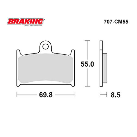 Triumph Tiger Explorer 1200 Ön Fren Balatası Braking 707Cm55 Sinterli