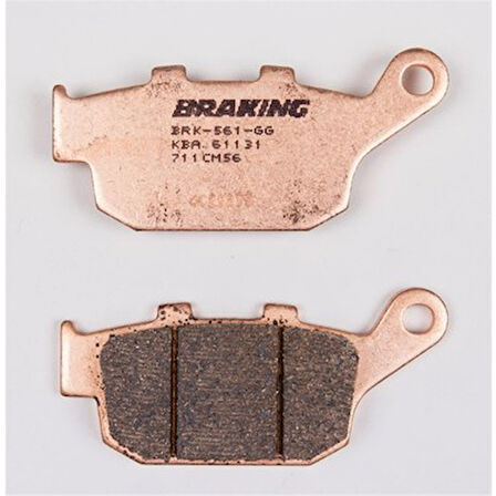 Braking 711Cm56 2017-2023 Kawasaki Z 900 RS Uyumlu Arka Fren Balatası Sinterli Balata