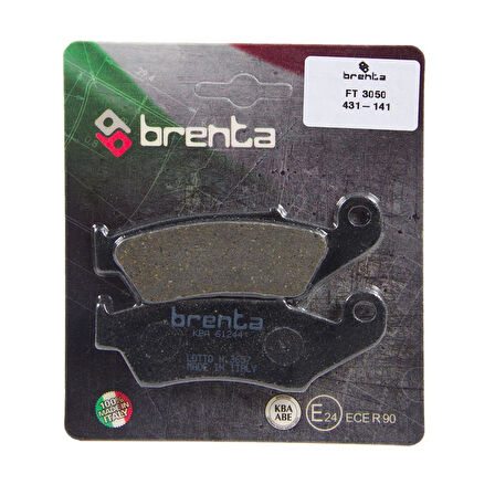 Brenta 431-141 2000-2007 Honda XR 650 R Uyumlu Ön Fren Balatası Organik Balata