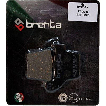 Brenta 431-202 2002-2023 Honda CRF 450 R Uyumlu Arka Fren Balatası Organik Balata