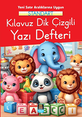 Standart Kılavuz Dik Çizgili Yazı Defteri