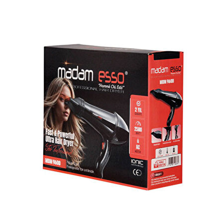 Madam Esso Mdm-9600 Profesyonel Fön Makinesi & Saç Kurutma Makinesi