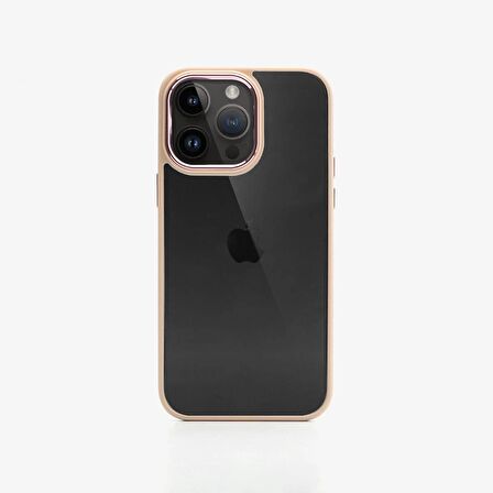 iPhone 15 Pro Telefon Kılıfı Bold Pudra