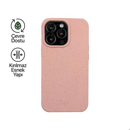 iPhone 15 Pro Max Telefon Kılıfı Eco Rose