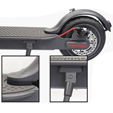 M365 M187 Scooter için Çamurluk ve Ayak Desteği Yükseltme Destek 