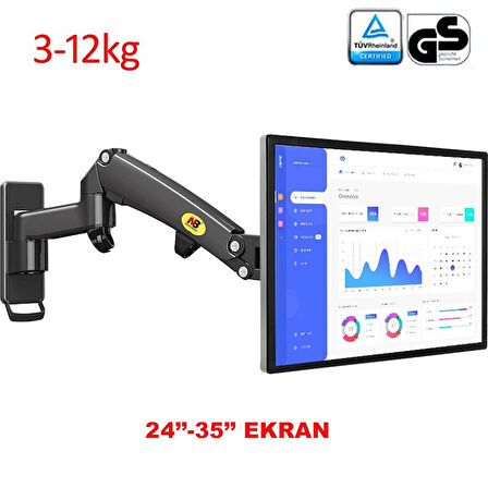 North Bayou NB F300 Ergonomik Duvar LED TV Monitör Tutucu