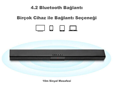 DailyTech 20W Ses Çubuğu Bluetooth SoundBar Speaker hoparlör