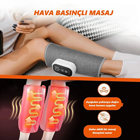 DailyTech Baldır Ayak ve Kol Masaj Aleti Şarjlı Hava Basınçlı