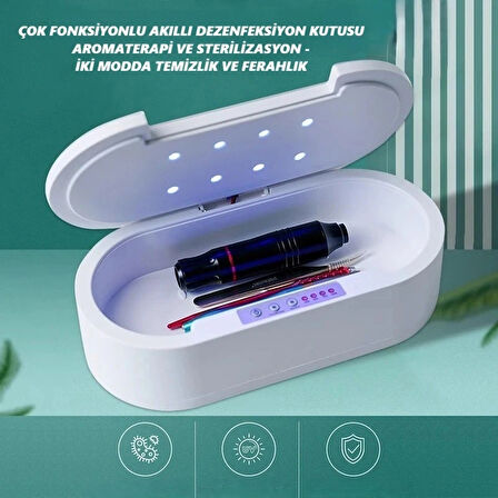 DailyTech Akıllı UV Dezenfeksiyon Kutusu Telefon Aksesuar Maske Takı Sterilizasyon Cihazı