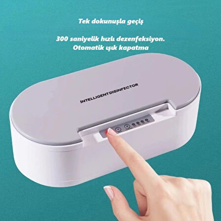 DailyTech Akıllı UV Dezenfeksiyon Kutusu Telefon Aksesuar Maske Takı Sterilizasyon Cihazı