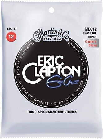 Martin MEC12 Eric Clapton's Choice Akustik Gitar Teli  (12-54) 