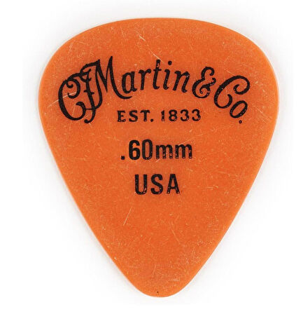 Martin 18A0153 Delrin Pena 0.60 mm Gitar Pena (12 Adet)