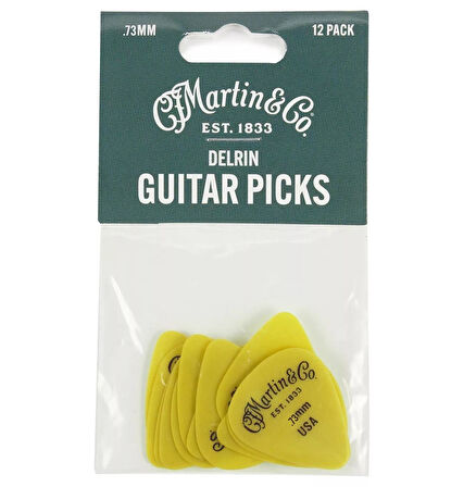 Martin 18A0154 Delrin Pena 0.73 mm Gitar Pena (12 Adet)