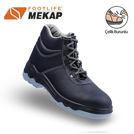 Mekap 072 Bağcıklı Çelik Burunlu Bot