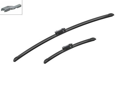 AEROTWİN SİLECEK SETİ - [650/340 MM] CHEVROLET; FIAT; HYUNDAI; KIA; NISSAN; OPEL;  500×1.0  GSE; 500×1.3 GSE; 500×1.3 MULTİJET; 500×1.4; 50