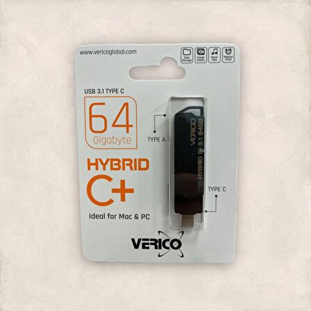 Verico 64 GB Usb Type C Flash Bellek