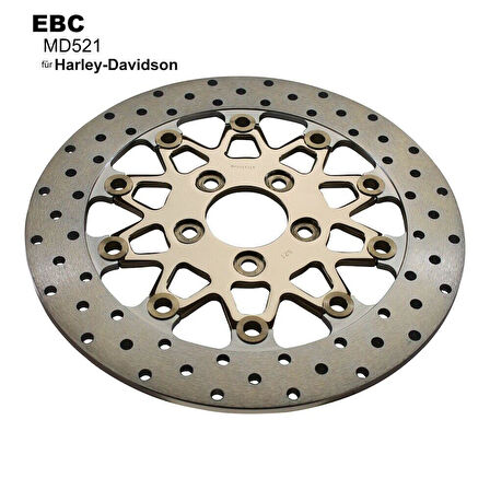 Ebc Md521 2008-2021 Harley-Davidson FLHX Street Glide Arka Fren Diski