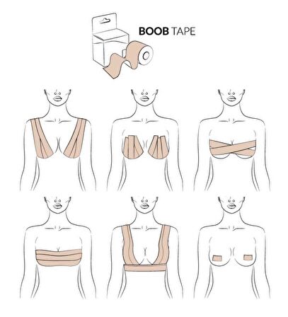 Boob Tape Göğüs Sabitleme Bandı