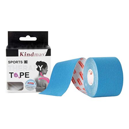 Kindmax Sporcu Bandı Kinesio Tape Mavi Renk