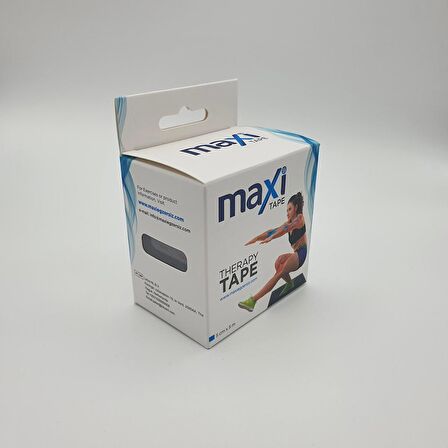 Maxi Sporcu Bandı Kinesio Tape Siyah Renk