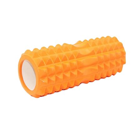 Tırtıklı Foam Roller Denge & Egzersiz Rulosu Turuncu Renk