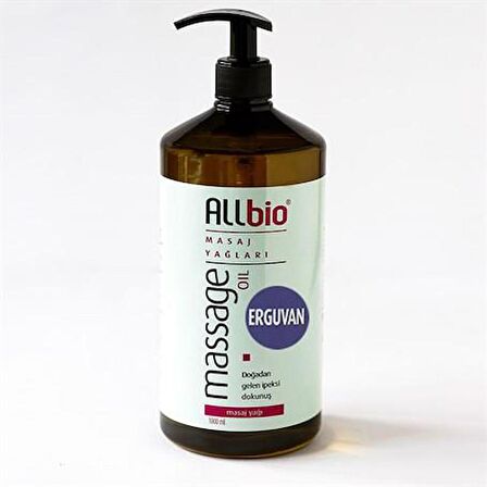 Allbio Masaj Yağı  Erguvan (1 litre)
