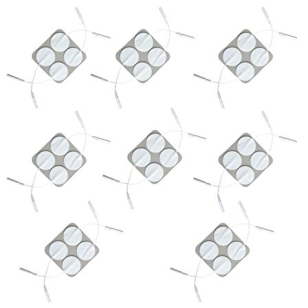 Yuvarlak Tens & Ems Elektrod 3*2 cm 8 Paket