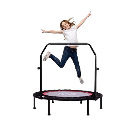 Trambolin 100 cm Fitness Ev Tipi Tutma Kollu Trampoline