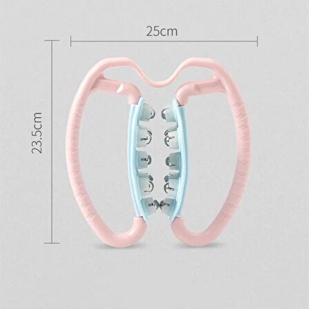 14 Silindirli Selülit Masaj Aparatı Pembe Renk