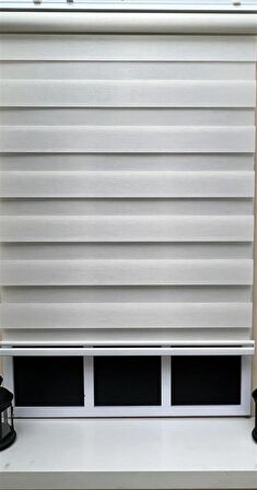 Zebra Stor Perde Ekru STB 400V02-D