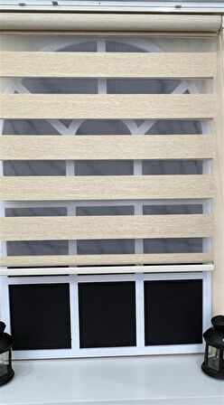 Zebra Stor Perde Sütlü Kahve STB 400V03-D