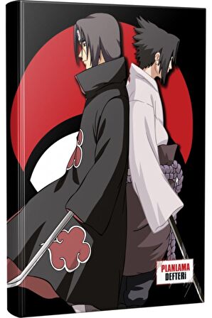 Sasuke-Itachi Anime-Manga Temalı Defter