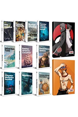 Çocuk Klasikleri 10 Kitap - Ace Ve Sasuke-Itachi Defter