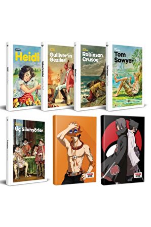 Çocuk Klasikleri Beşli Klaşk - Ace Ve Sasuke-ıtachi Defter