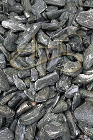 Green Angel Dolomit Çakıl Taşı Yeşil Beyaz Çizgili 3-6 Cm 5 Kg Dekoratif Bahçe Saksı Akvaryum Taşı